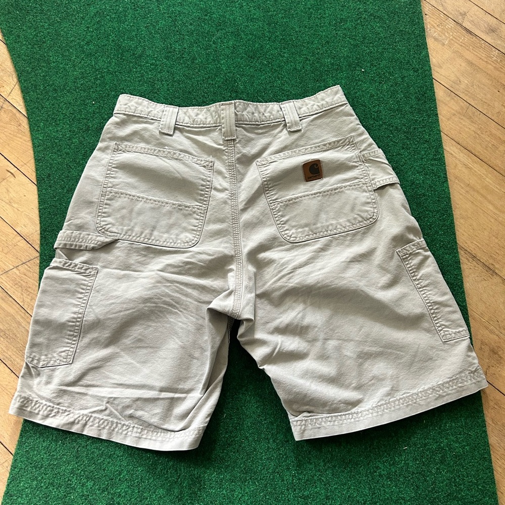 Carhartt Men’s Light Beige Cargo Work Shorts